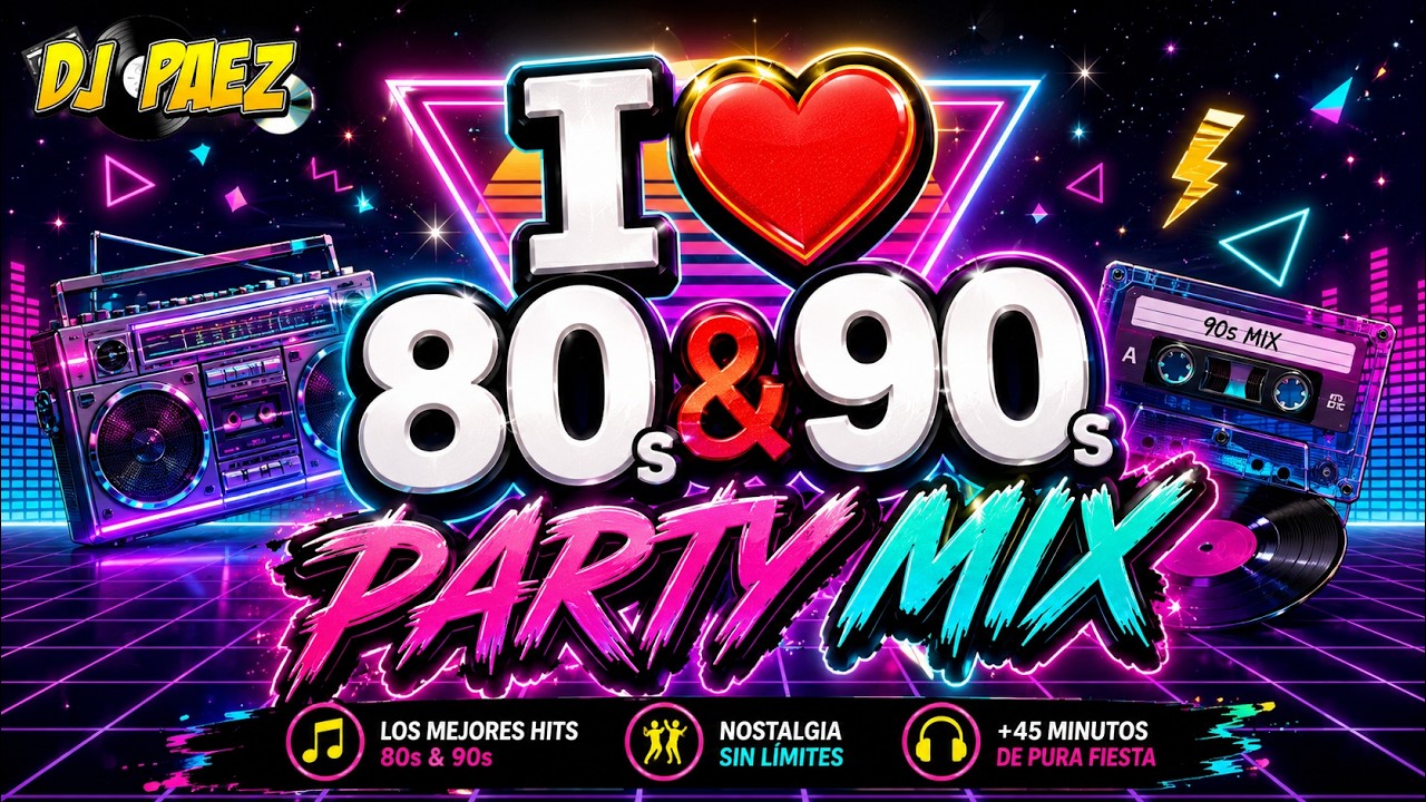 I Love 80's & 90's Party Mix #80smusic #90smusic #retromix