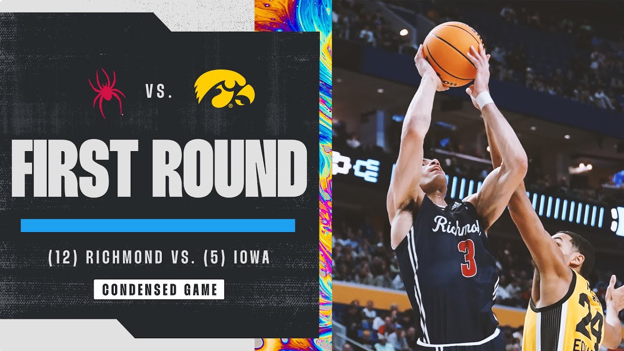 Richmond vs. Iowa - First Round NCAA tournament extended highlights