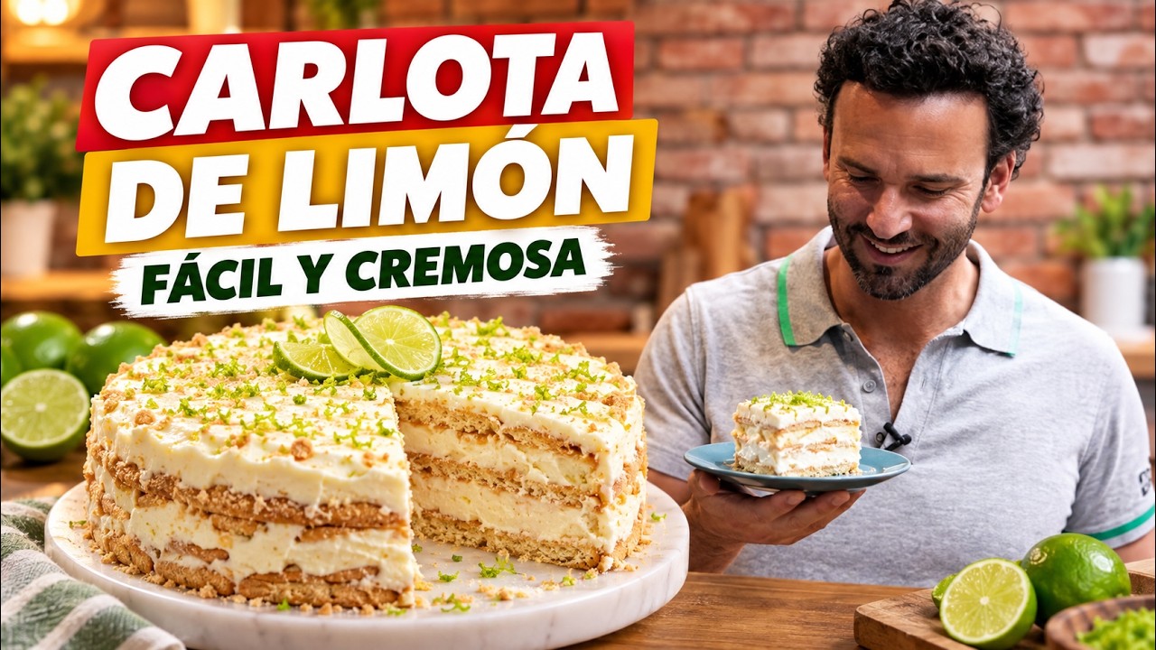 Receta de Carlota de Limón, te comparto el paso a paso | #ChefOropeza