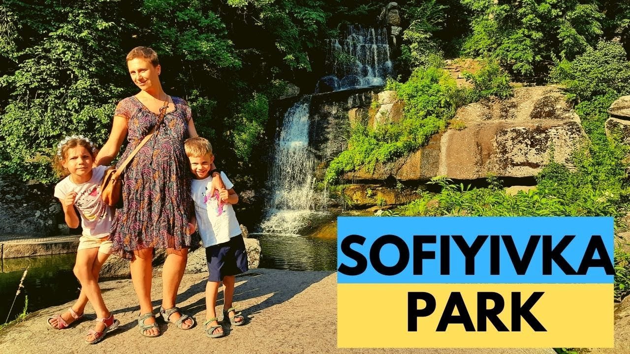 The picturesque dendrological park of Sofiyivka in Uman, Ukraine