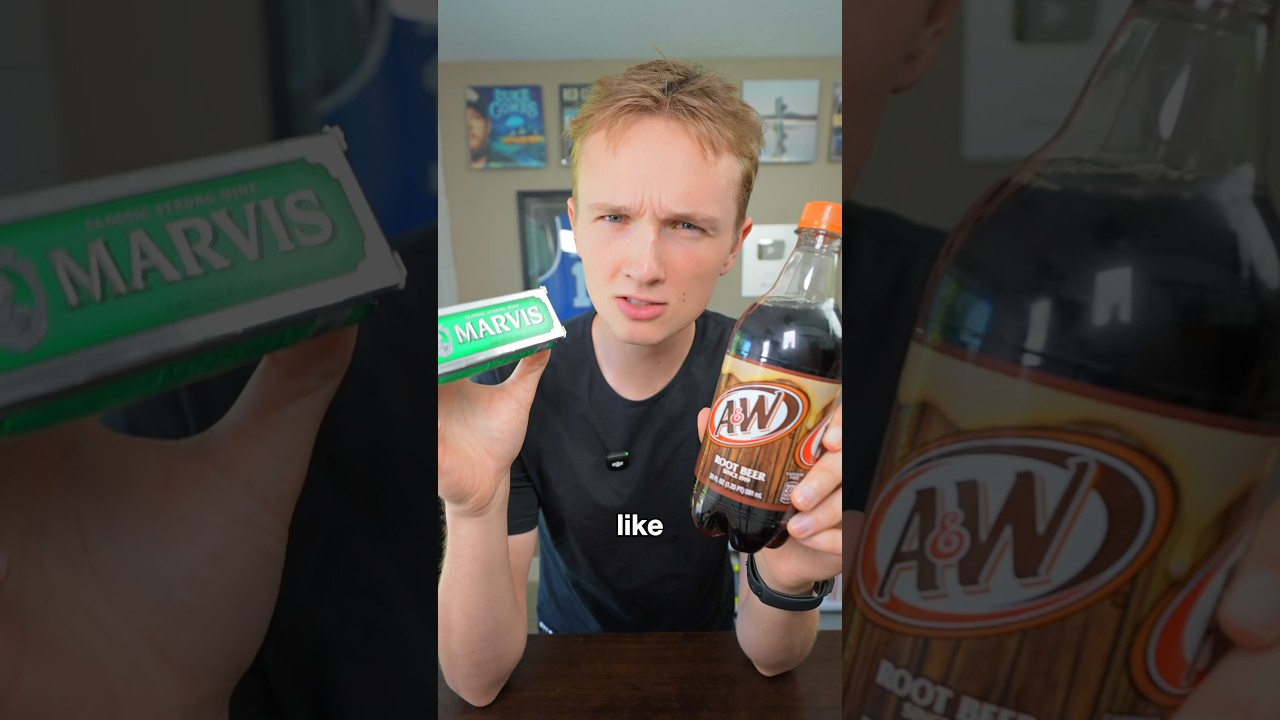 Корневое пиво на вкус как зубная паста?