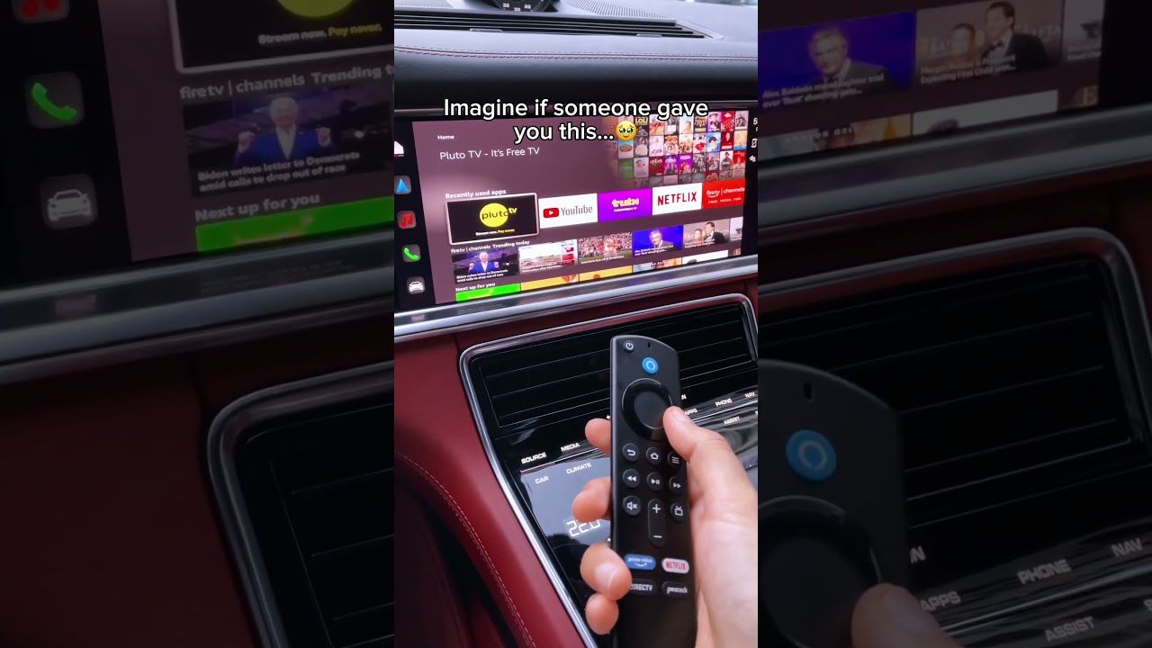Imagine you can use Fire TV Stick in car...(by CarlinKit FireDrive Link)  #carplay