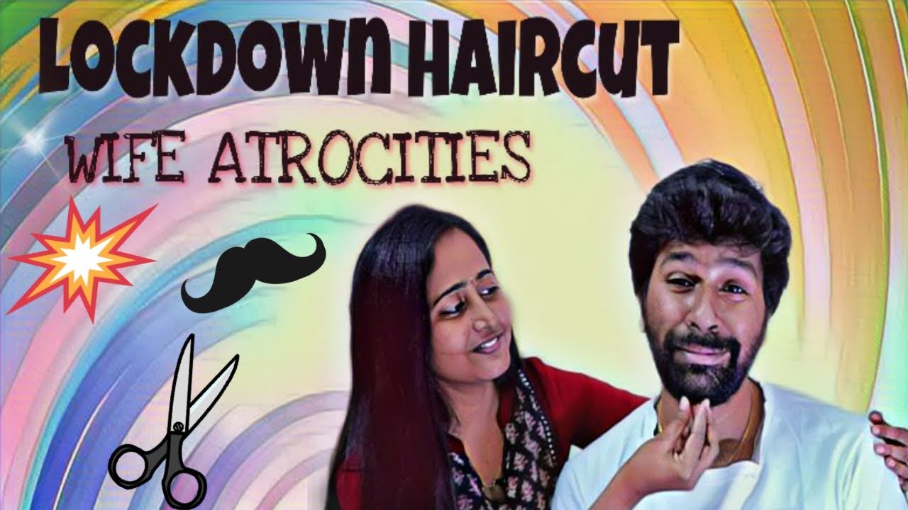 LOCKDOWN HAIR CUT FOR MEN | WIFE ATROCITY | TAMIL VLOG | HEMAHA CHANNEL 🤣😂