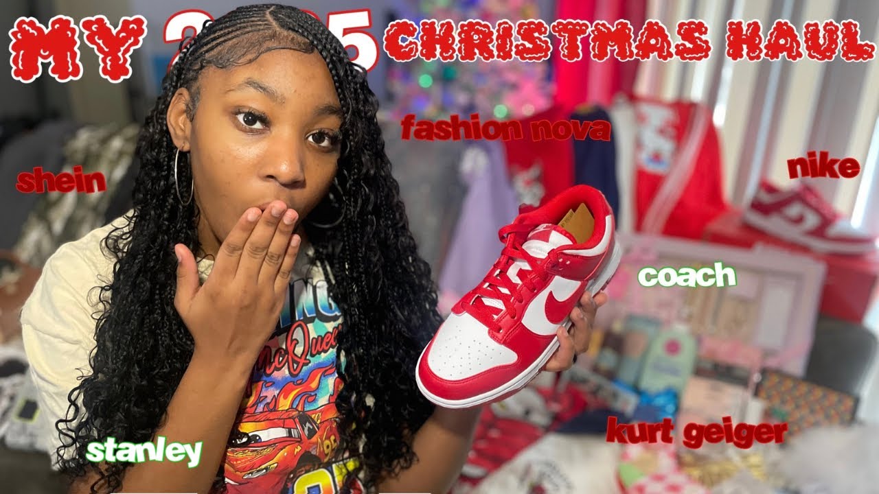 My 2025 Christmas haul ! 🎄❄️ | ed hardy, coach, stanley, shein, fashion nova