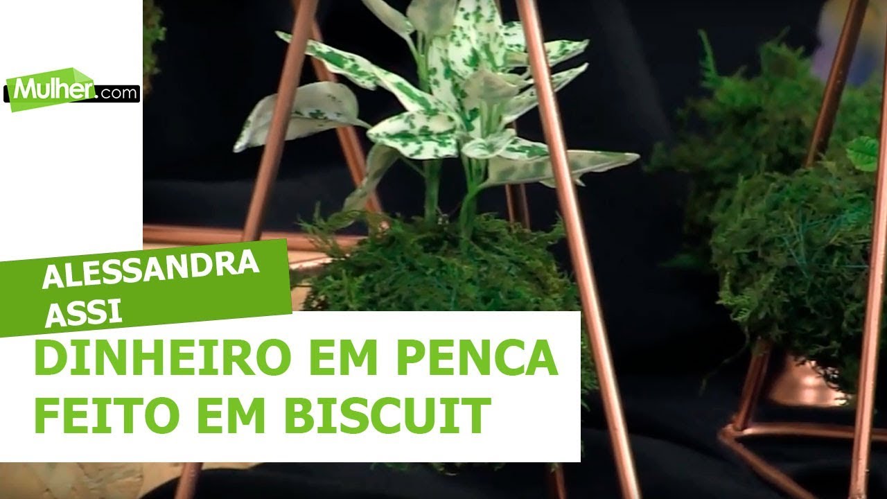 Dinheiro em penca feito em biscuit - Alessandra Assi - 21/05/2018