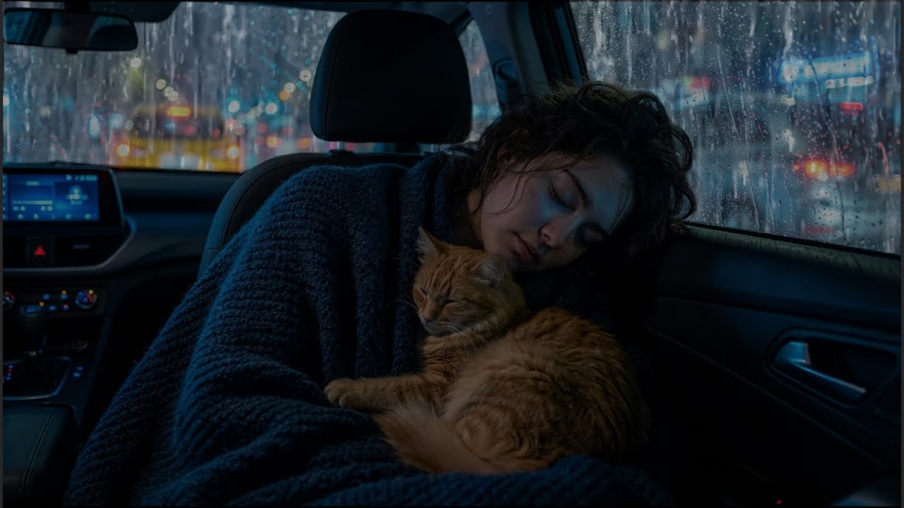 Heavy Rain and Thunder Sounds in Van 🚐 | Deep Sleep & Relaxation ASMR