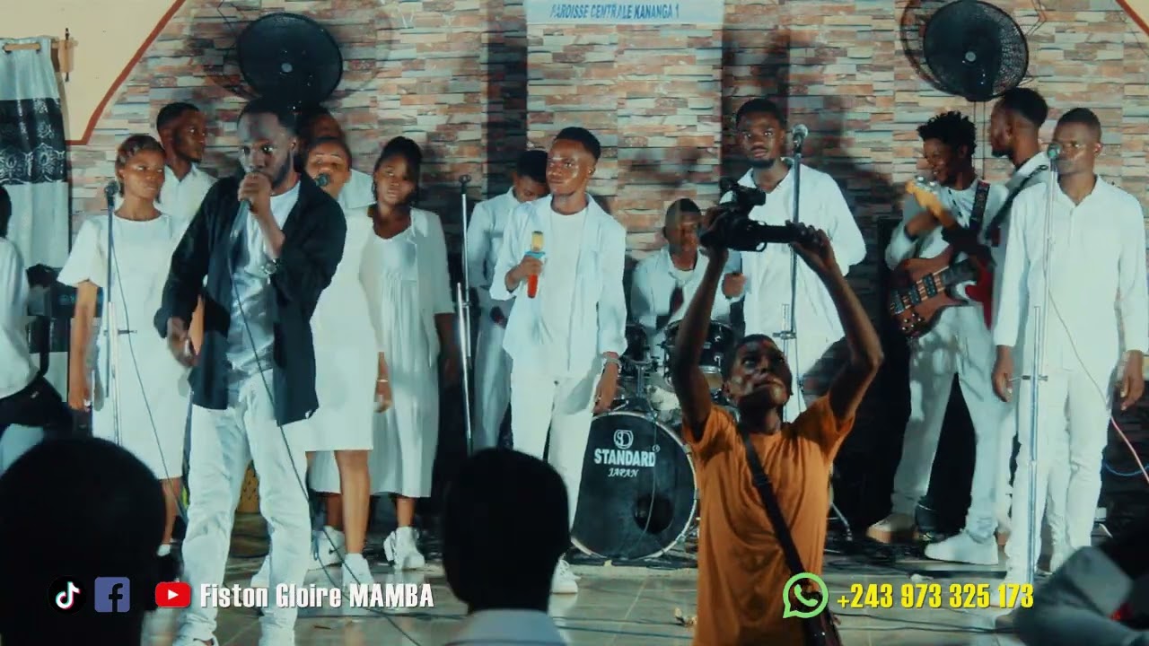 Fiston-Gloire Mamba chante Alain Kabangu, Jeannot Ngoyi et Mike Flor Mulumba à la PCKA KANANGA