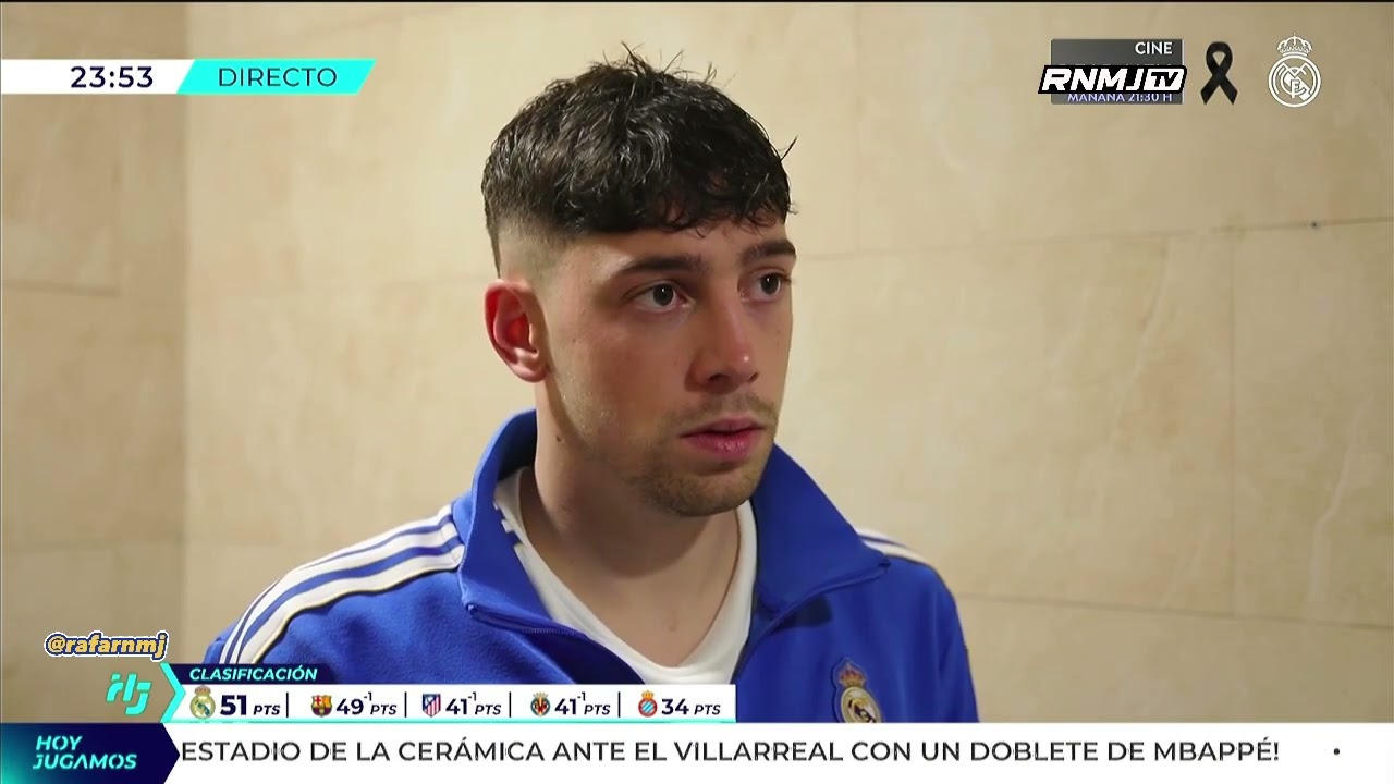 Declaraciones de FEDE VALVERDE Post Villarreal 0-2 Real Madrid (24/01/2026)