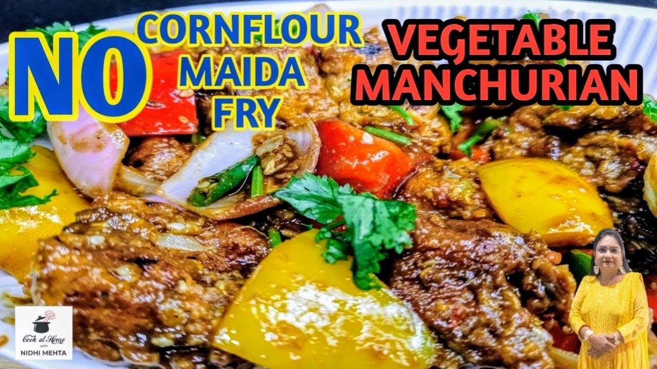 Veg Manchurian Recipe I Manchurian Recipe without Cornflour and MaidaI Chinese Snacks I Sooji Recipe