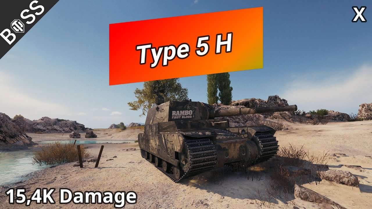 Type 5 Heavy (15,4K Damage) | World of Tanks