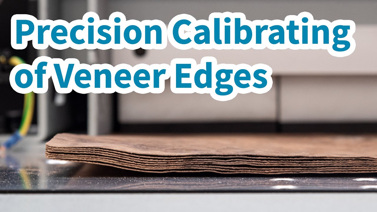 Calibrating Veneer Edges with KUNDIG Uniq-P Precision Edge Sander