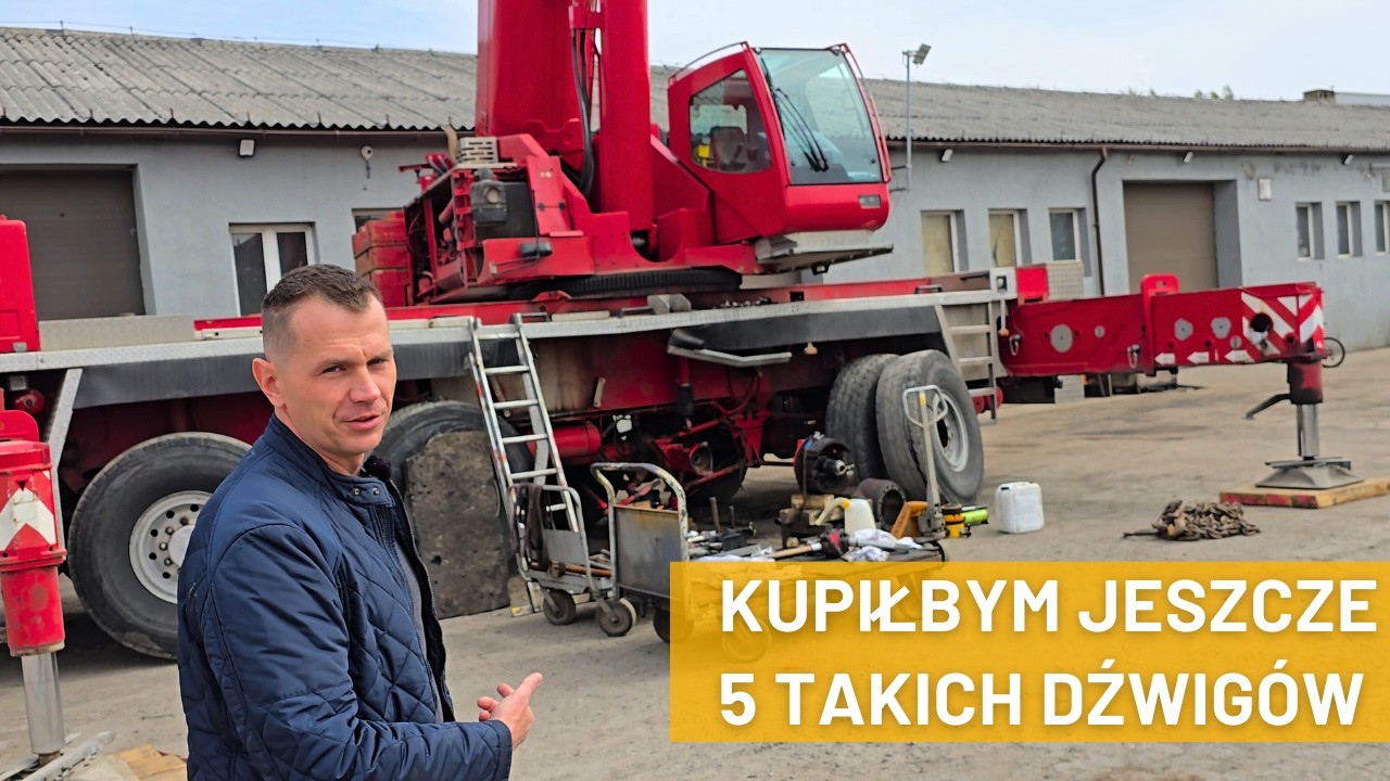 Kupiliśmy TRZECI (!) dźwig Faun 220 ton. Jest kawał maszyny | Sołtys Dźwiga