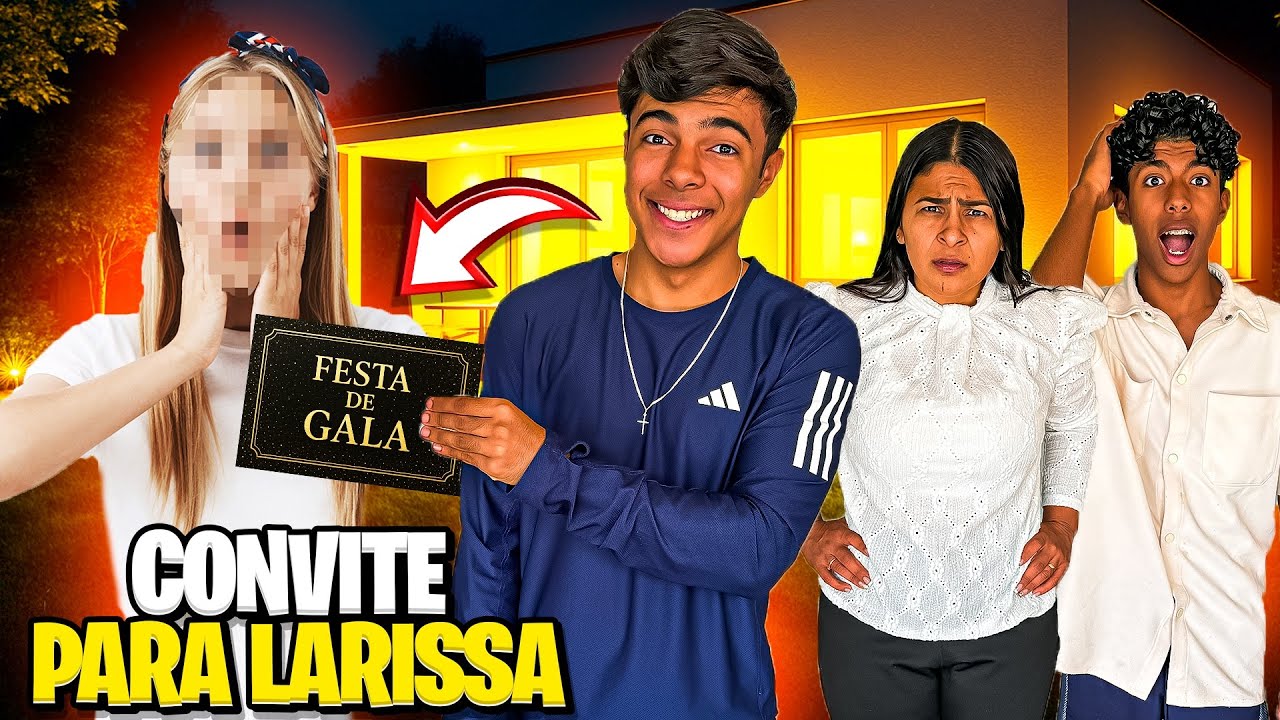 ESTEVÃO CONVIDOU A LARISSA PARA A FESTA DE GALA E ISSO ACONTECEU… *assista até o final
