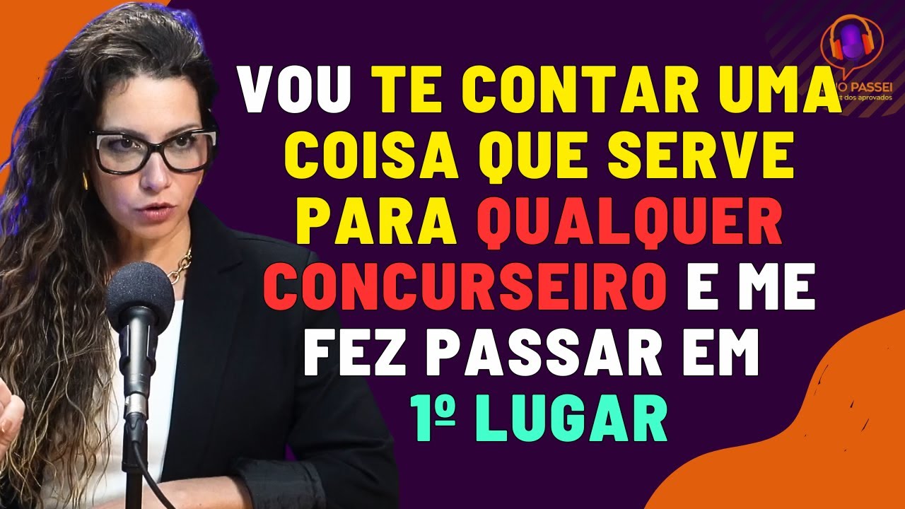 Foi a Virada de Chave Para Ela Ser Aprovada em 1º Lugar no Concurso Público