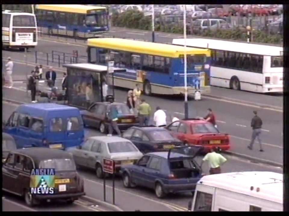 Luton Airport plans for new terminal- TV report dated 1994.