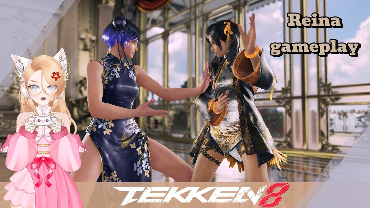 More cute outfits pls | Tekken 8 Reina gameplay