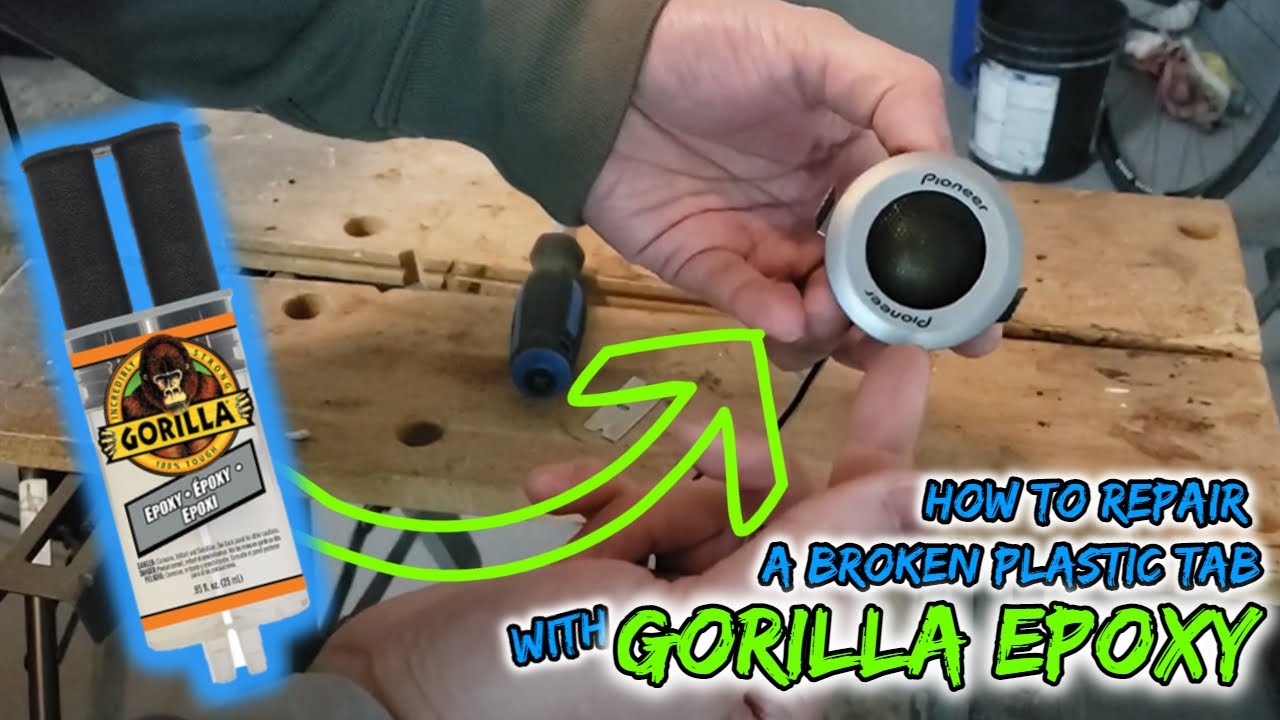 How To Repair Broken Plastic Tabs with Epoxy Glue
