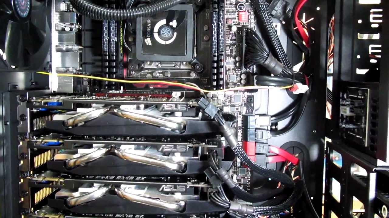 ROG Rampage IV Formula X79. Corsair H100 Hydro Cooler. HAF X Case - Complete