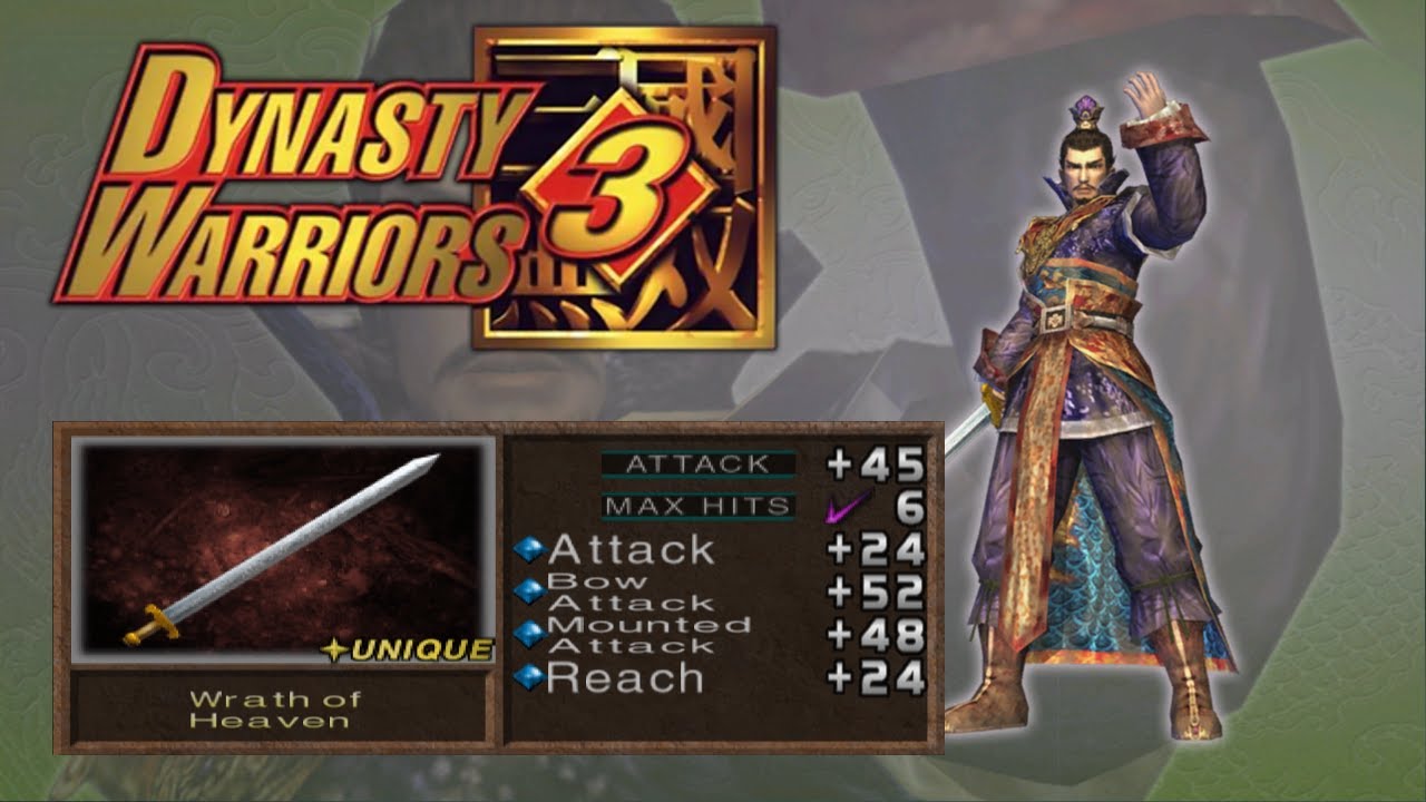 Cao Cao - 4th Weapon | Dynasty Warriors 3 (4K, 60fps)