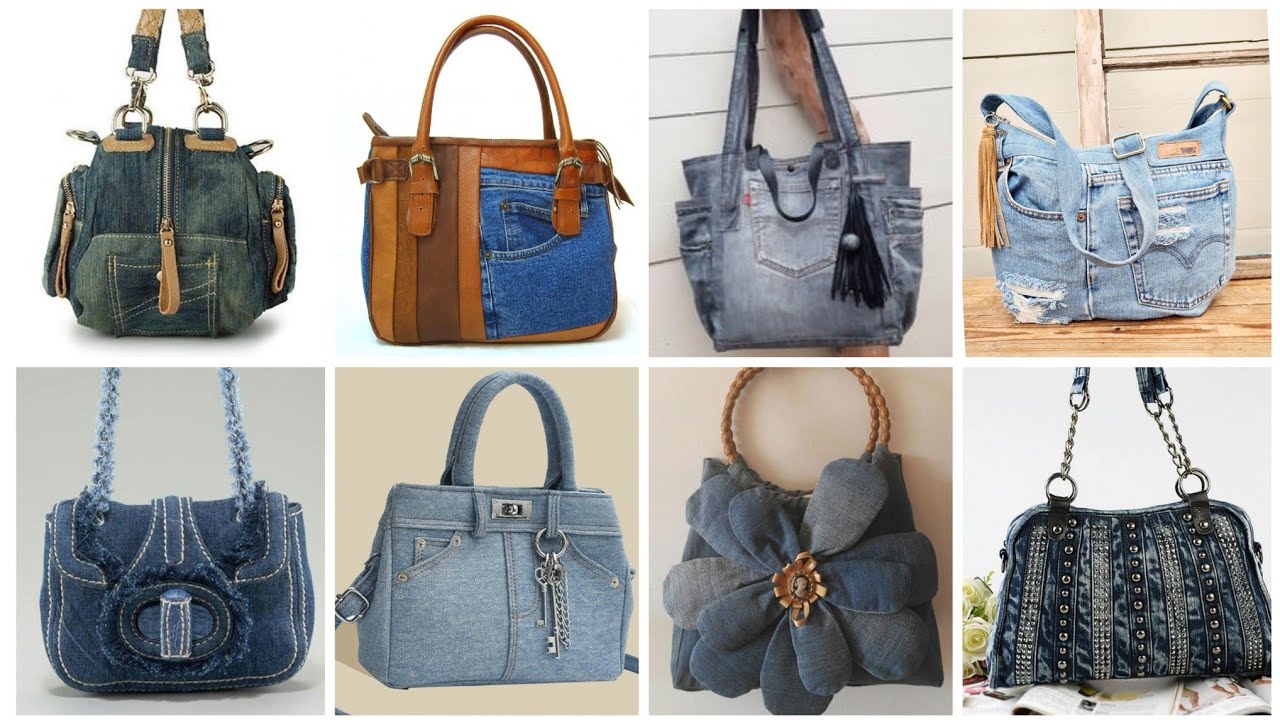 Trendy blue denim bags ideas for womens 