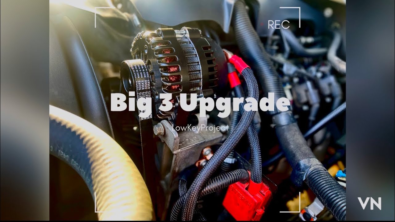 Big 3 Wire Upgrade!🔥