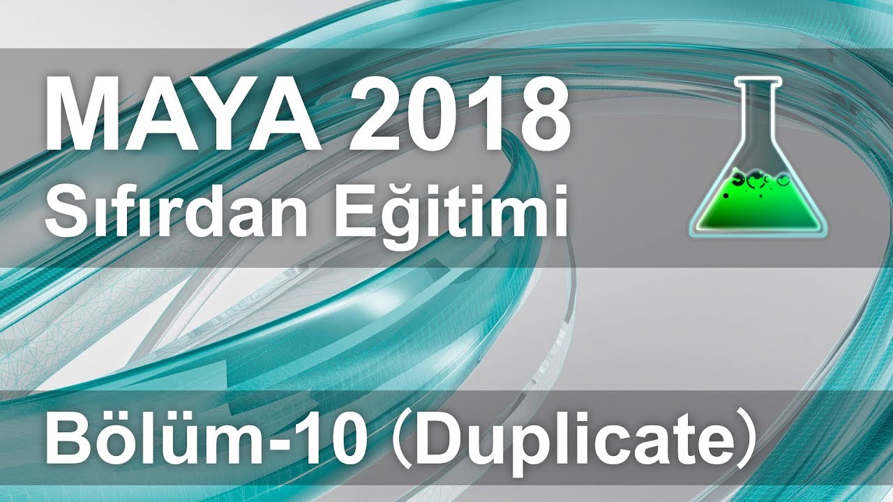 Maya 2018 Eğitimi Bölüm-10 (Duplicate)