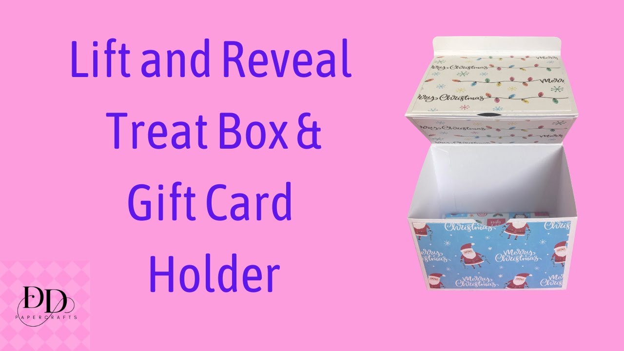 Lift and Reveal Style Box with Gift Card Holder
