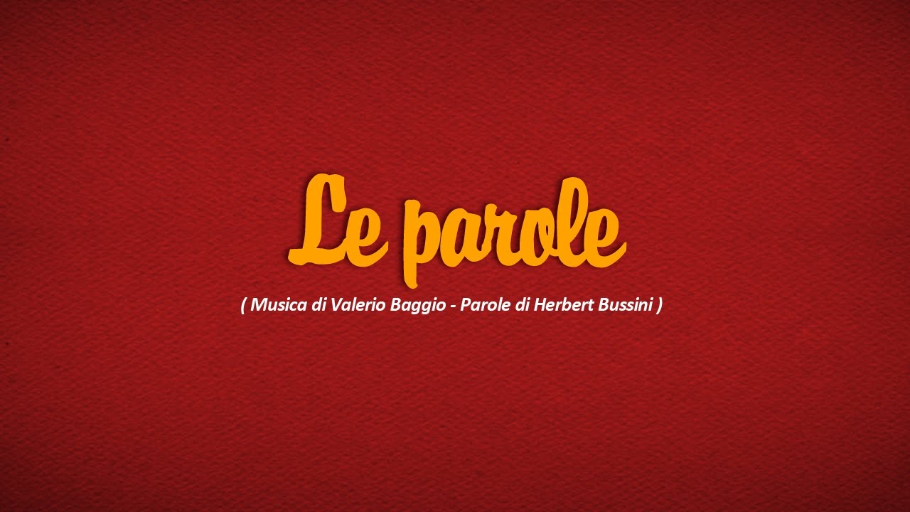 Le parole - Canzoni per Bambini e Baby Dance di Divertiballi
