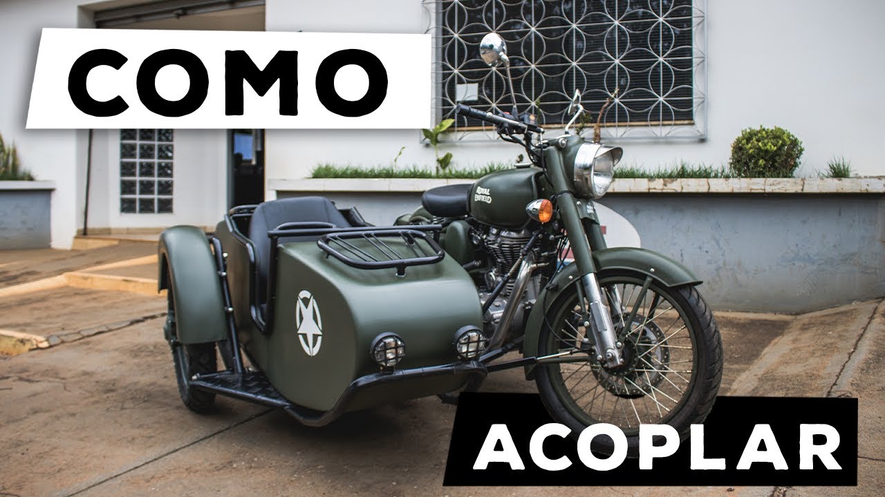 COMO acoplar o SIDECAR na ROYAL ENFIELD CLASSIC 500 / BULLET