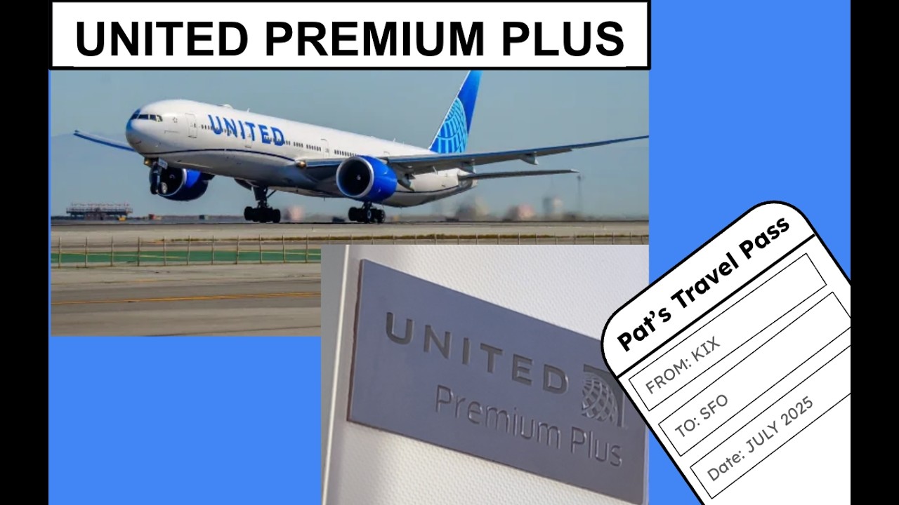 United Premium Plus! I flew from Osaka (KIX) to San Francisco (SFO)