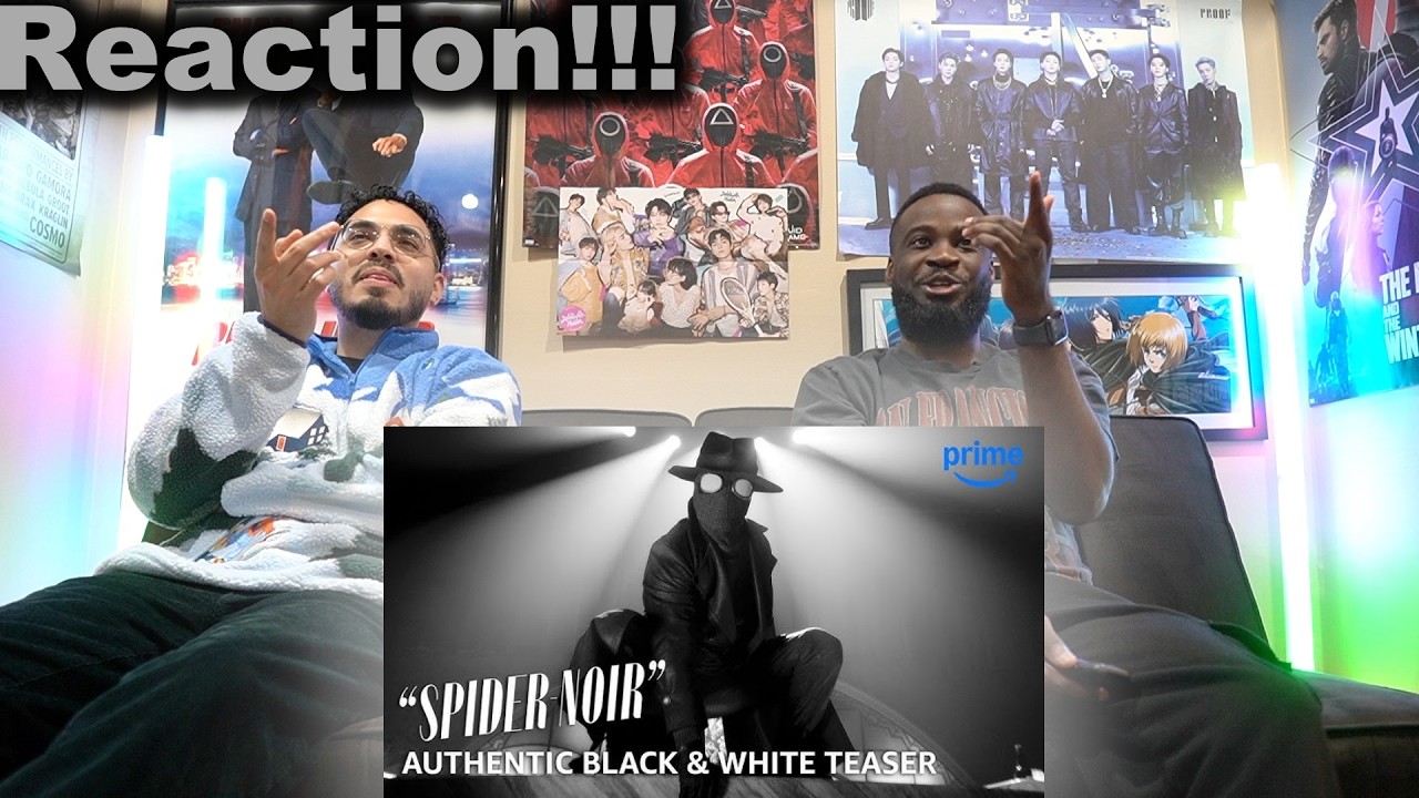 Spider-Noir Black & White Teaser Trailer | Prime Video | REACTION