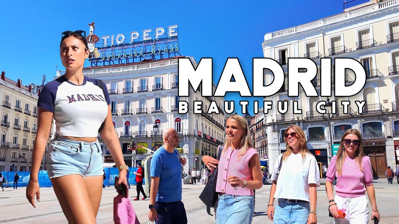 Madrid City Spain Beautiful City 2025 Walking Tour [4K]