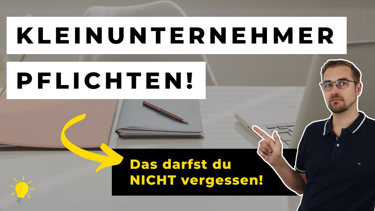 Steuerliche PFLICHTEN für Nebengewerbetreibende: Was du wissen musst | Steuerberater Roland Elias