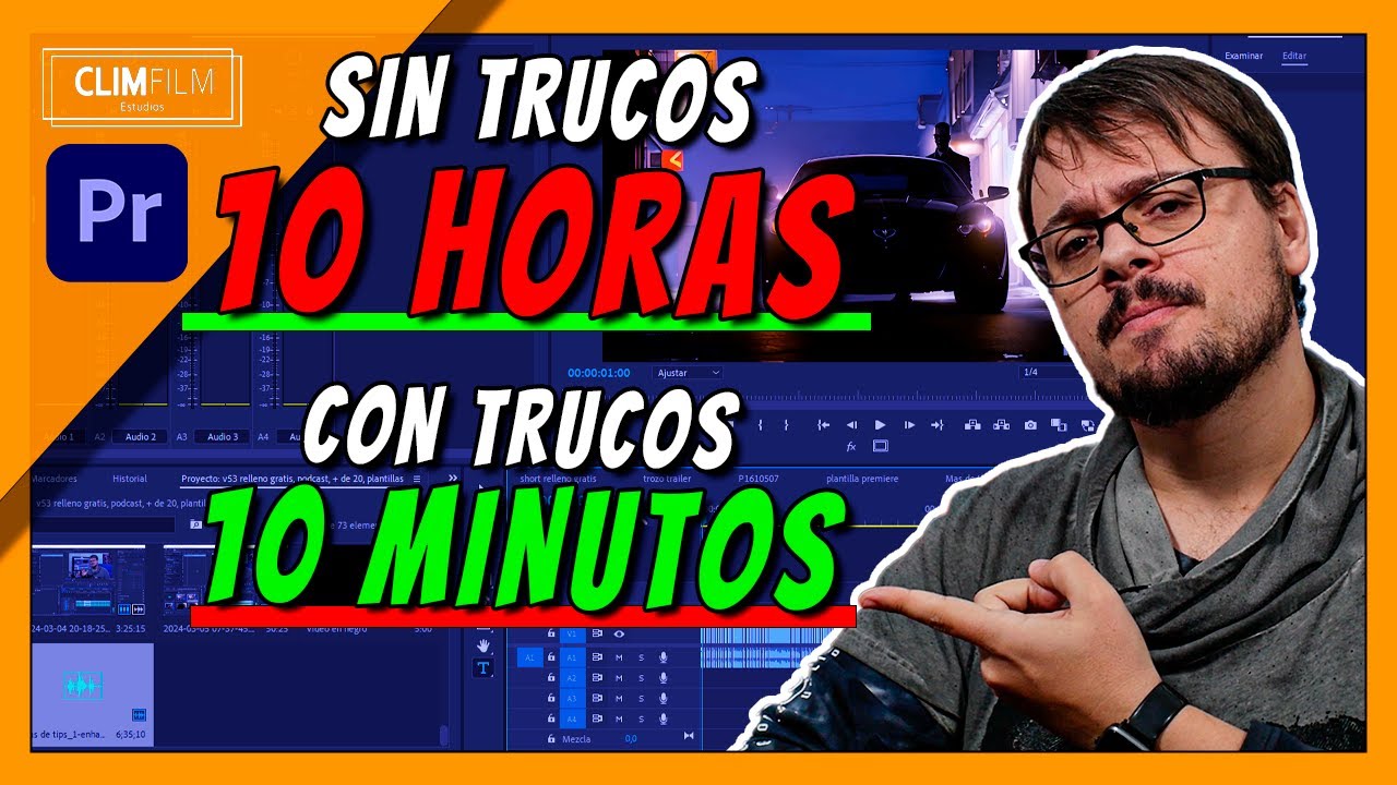 30 TIPS para EDITAR RÁPIDO como un PROFESIONAL en Premiere Pro