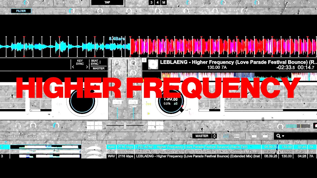 LEBLAENG - Higher Frequency (Love Parade Festival Bounce) (Official Visualizer)