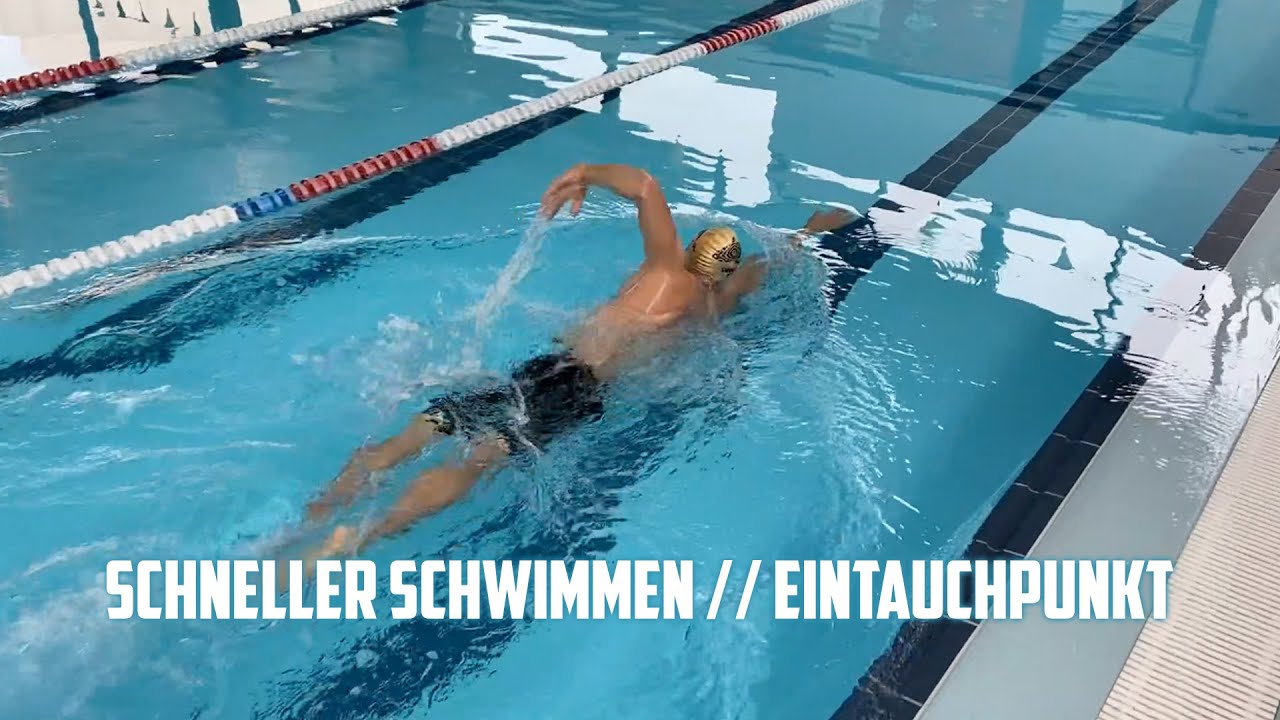 Der ideale Eintauchpunkt der Hand beim Kraulen // Schneller Schwimmen mit Coach Matthes