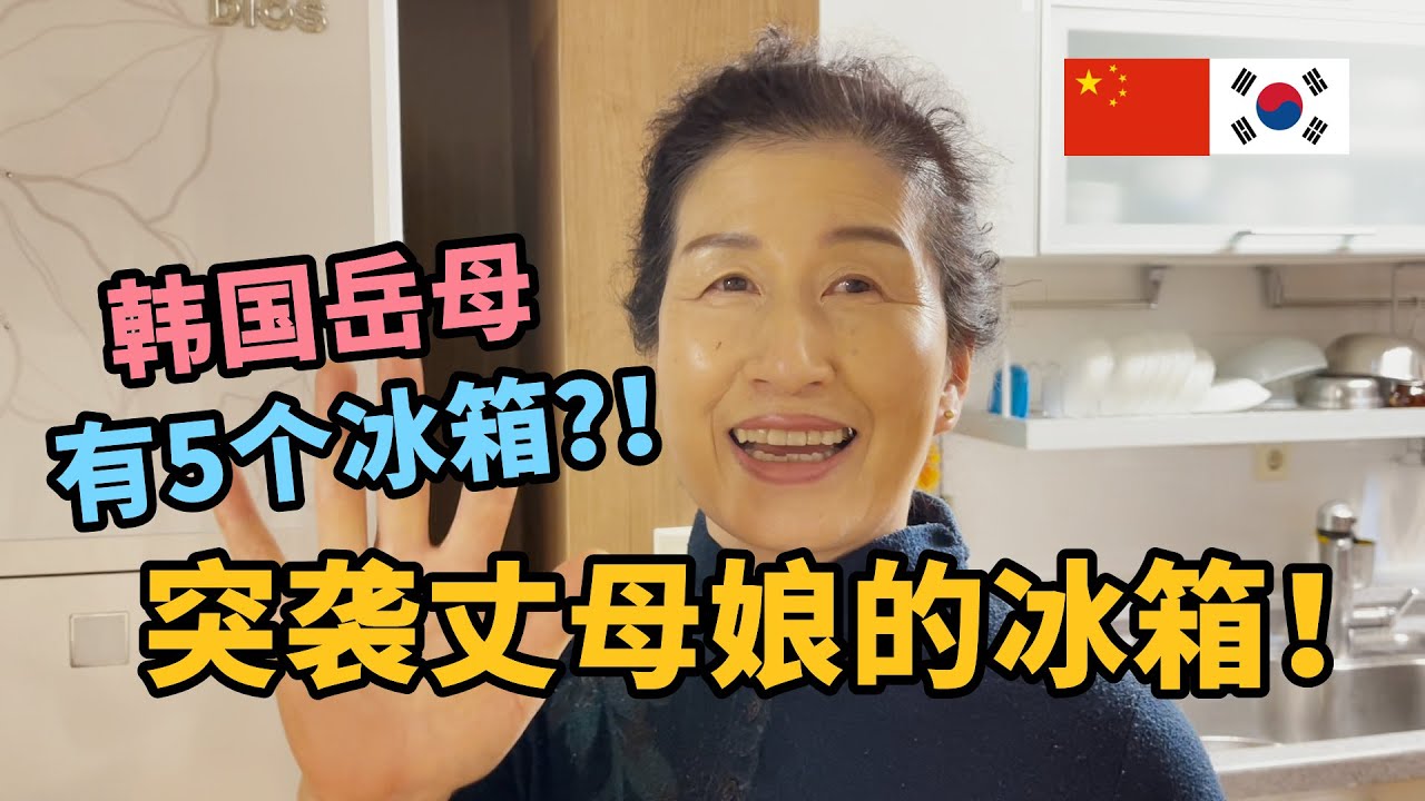 韩国人家里有5个冰箱？到底里面有什么？ 가정집에 냉장고가 5개? 깜짝 놀란 중국인 사위의 한국 장모님 냉장고 습격