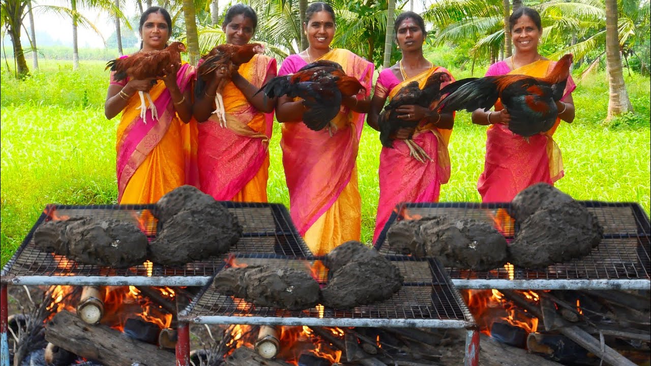 COUNTRY CHICKEN | TRADITIONAL CLAY CHICKEN RECIPE | Clay Chicken | Village Super Cooking