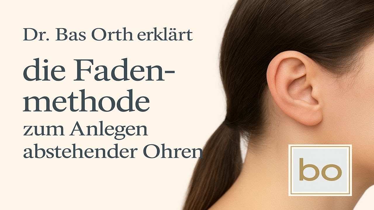 Ohren anlegen mit der Fadenmethode