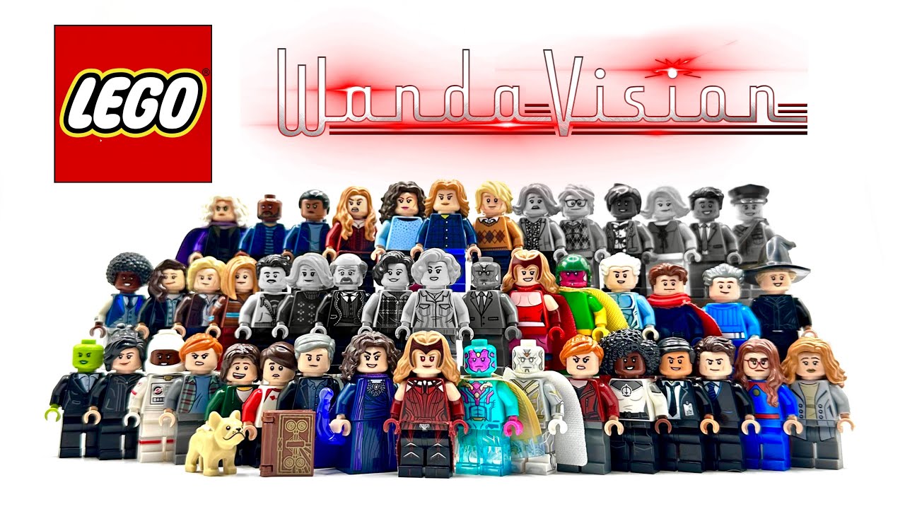 LEGO WANDAVISION | Витрина минифигурок, созданных по индивидуальному заказу!