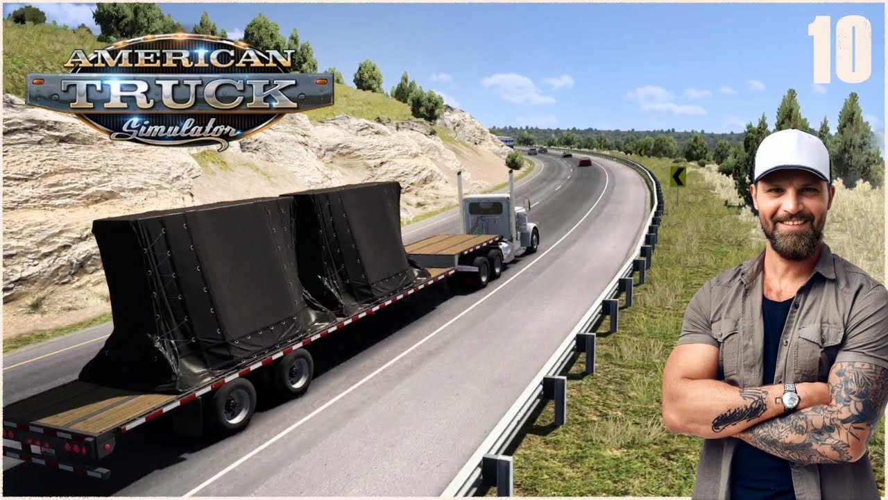 Glastransport mit toller Aussicht! 🇺🇸 | American Truck Simulator 🦅