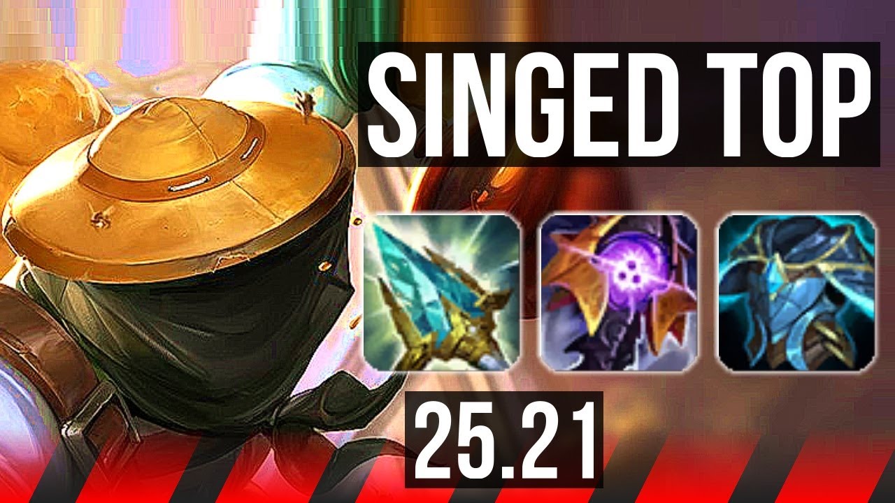 SINGED vs VOLIBEAR (TOP) | EUW Master | 25.21