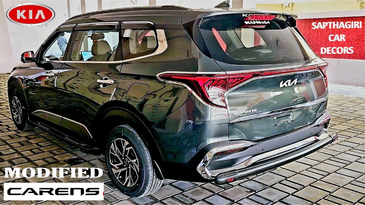 KIA CARENS Modified | Gravity Variant | Pewter Olive Green @sapthagiricardecors1983