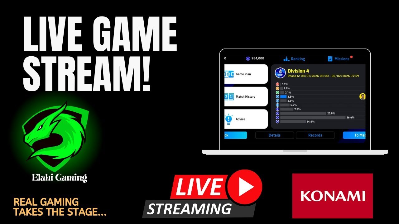 Road to Division 1! 🚀 Unstoppable Form? | eFootball 2026 Live