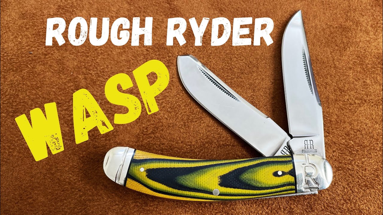 Rough Ryder Wasp Sowbelly Trapper Knife