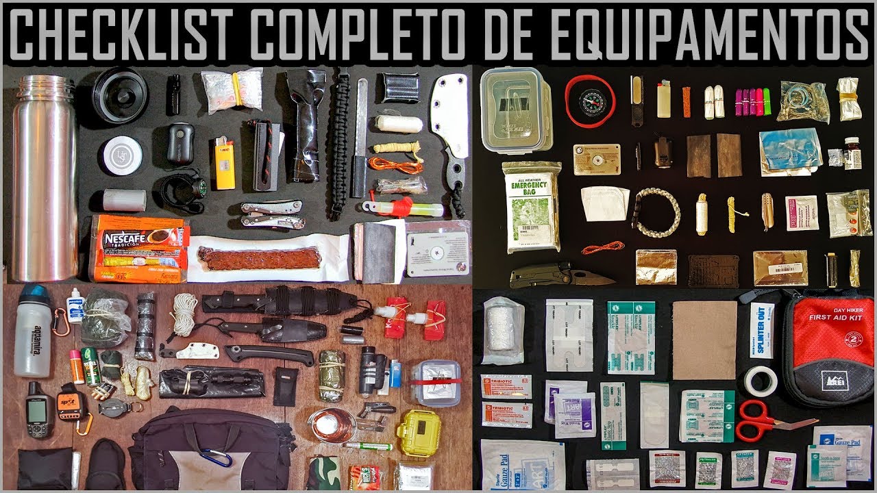 CheckList Completo de Equipamentos para Mochila
