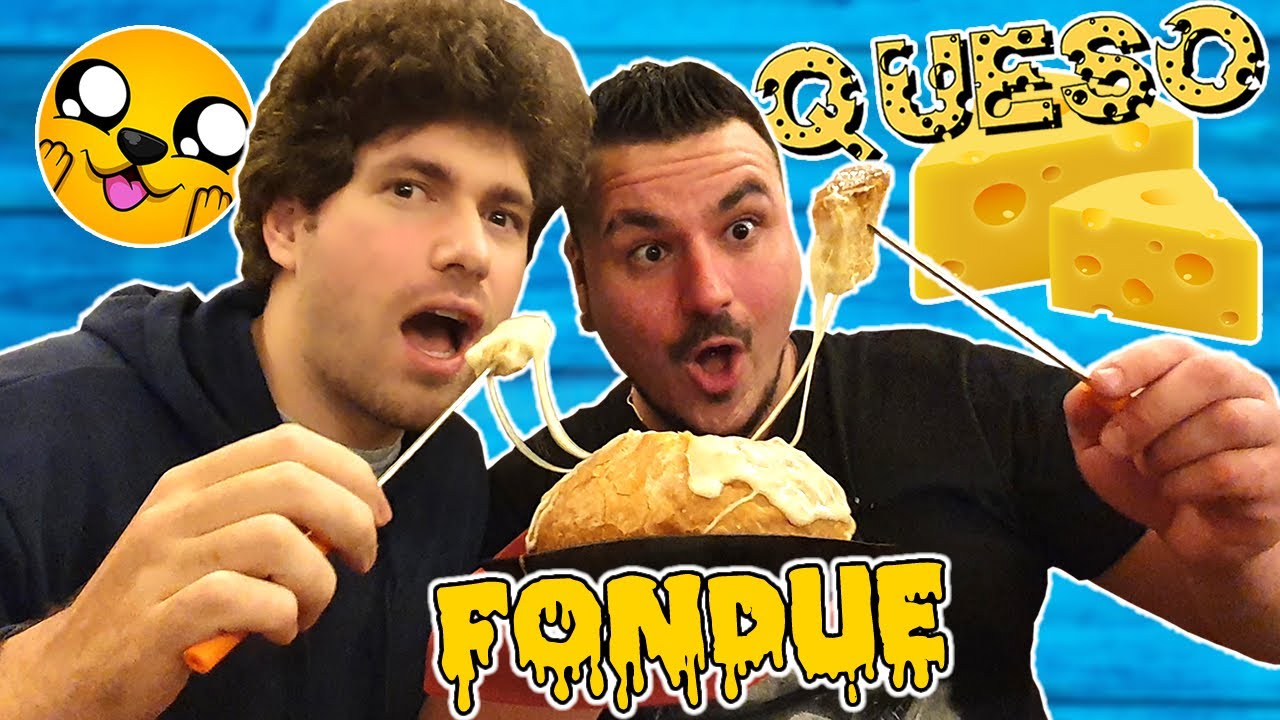 Probando FONDUE de QUESO con MIKECRACK!! QUE VIVA EL QUESO!🧀