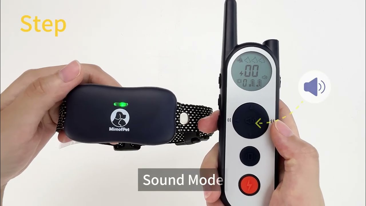 Operation Guide-Mimofpet X3 model wireless dog fence invisible fence and training collar 2-in-1