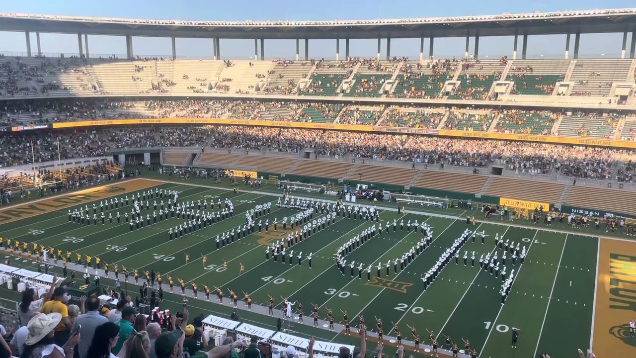 BUGWB; 9/20/25; Pre-Game end of &ldquo;That Good Old Baylor Line&rdquo;