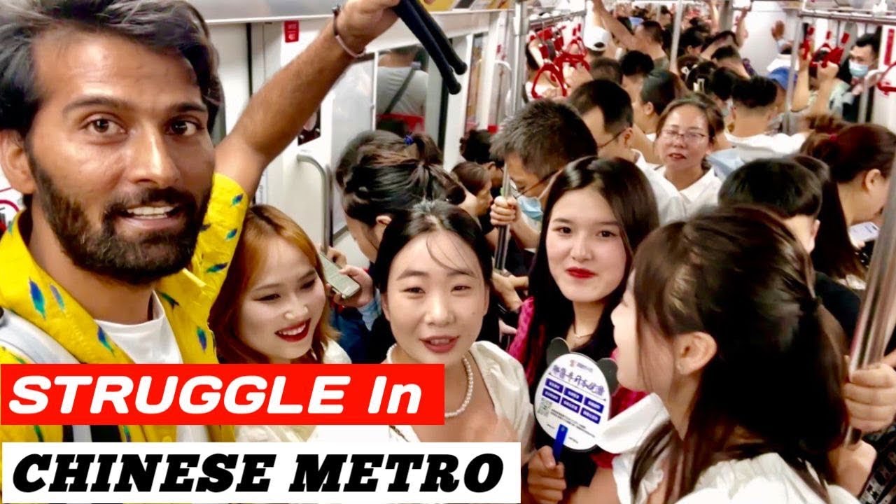 Indian Struggling in Chinese Metro | Why travelling is hard in China 🇨🇳?